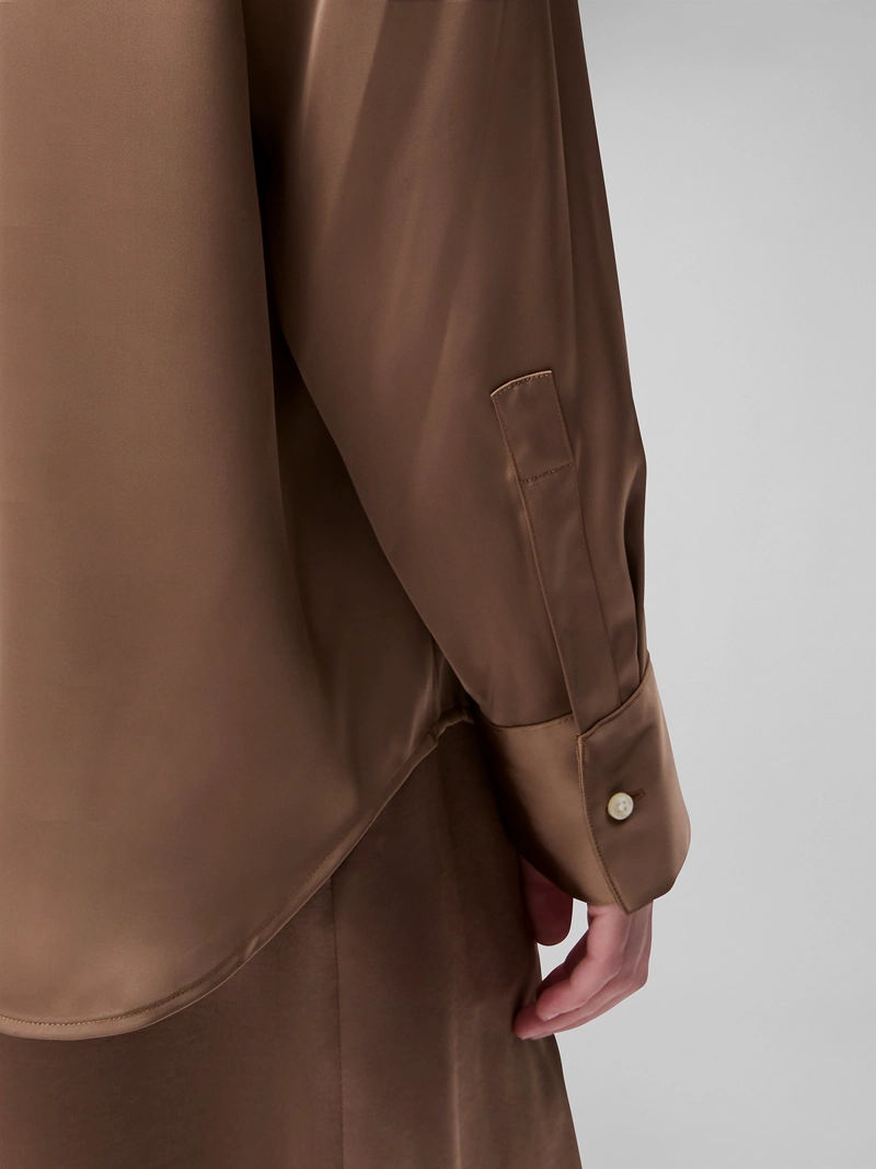CAMISA SATINADA CON BRILLO MATE - 5