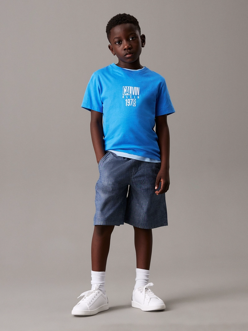 SHORT NIÑO CAMBRAY - 1