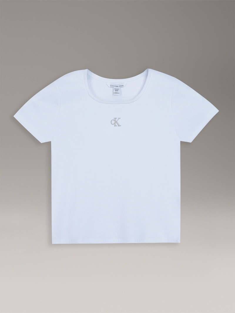 POLERA NIÑA DE PUNTO CANALE  CON CUELLO CUADRADO - 1