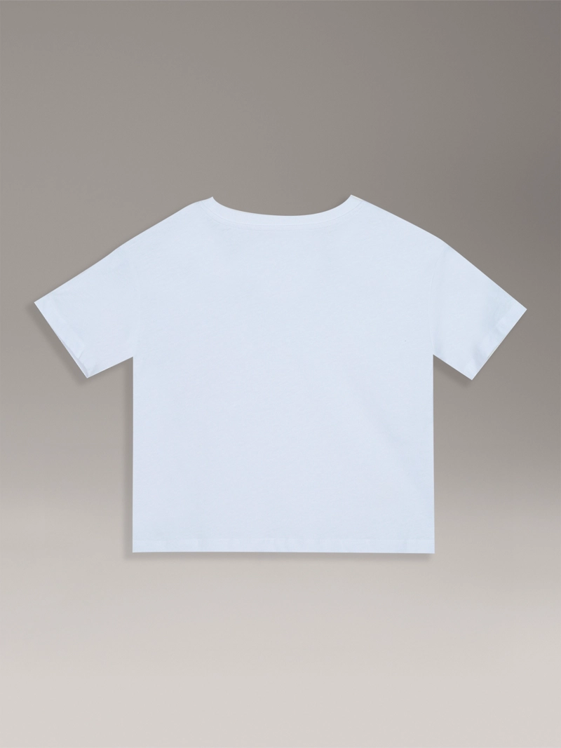 POLERA NIÑA BOXY OVERSIZE MONOGRAM - 2