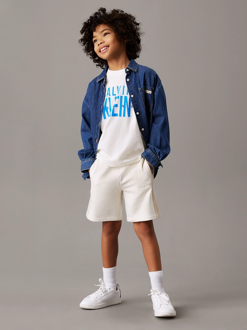 SHORT NIÑO COLOR BLOCK RELAXED - 1