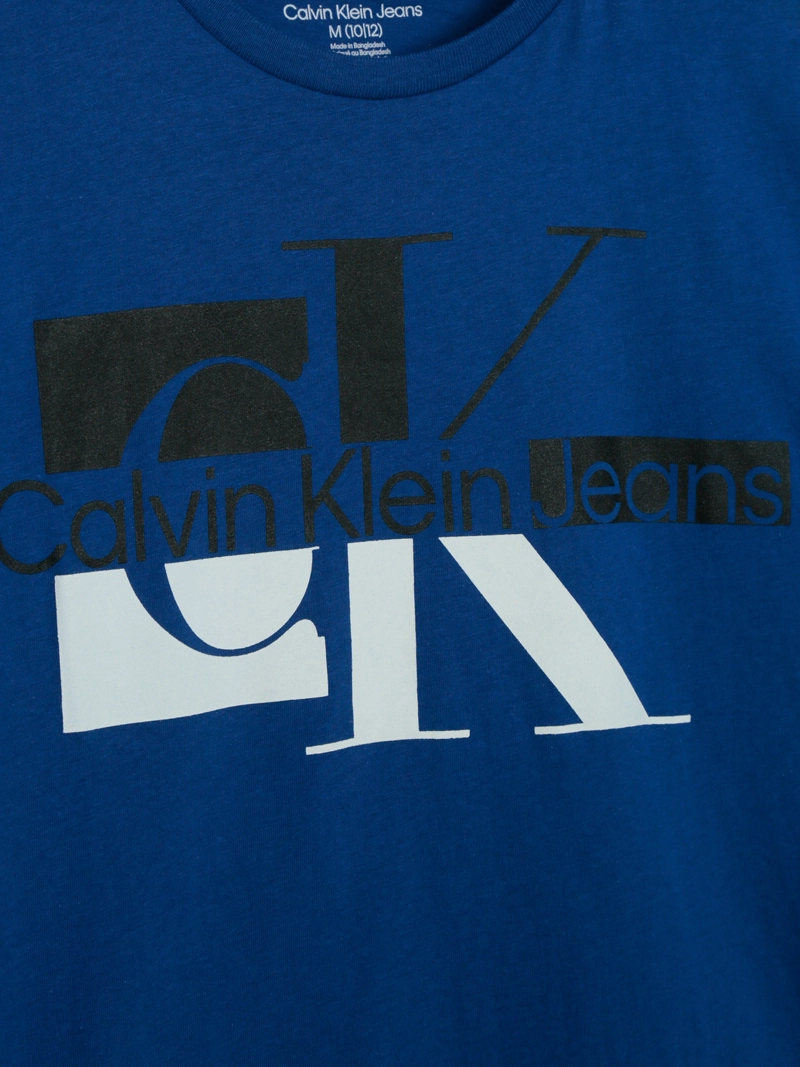 POLERA NIÑO DE MANGA CORTA CON MONOGRAMA - 3
