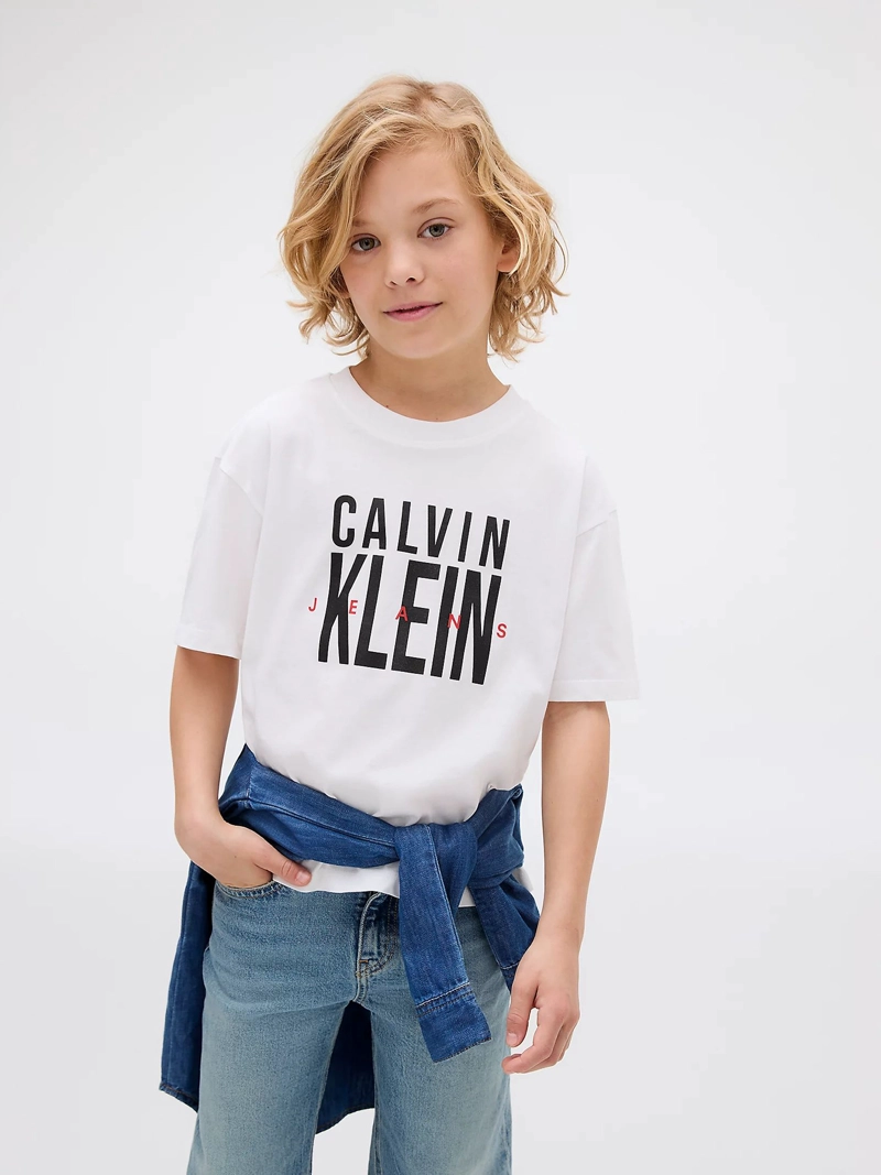 POLERA NIÑO BOLD CKJ GRAPHIC - 1