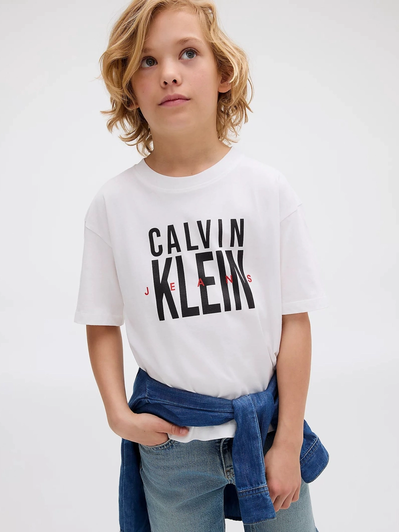 POLERA NIÑO BOLD CKJ GRAPHIC - 4