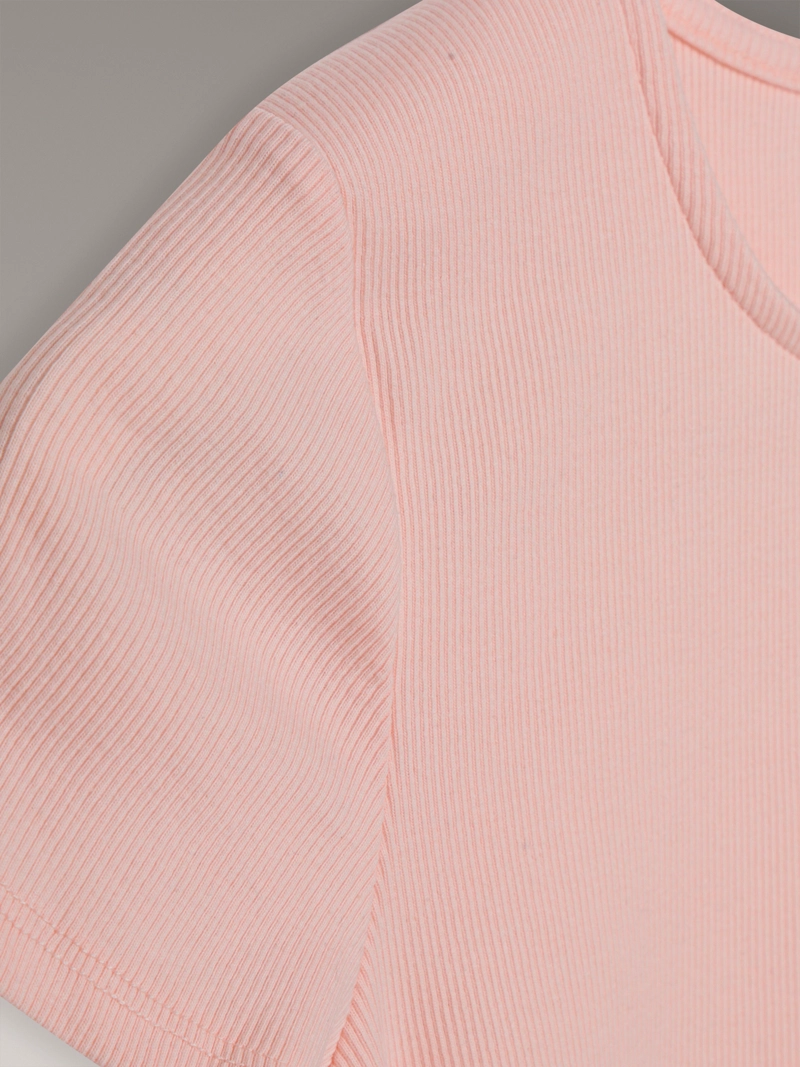 POLERA NIÑA DE PUNTO CANALE  CON CUELLO CUADRADO - 4