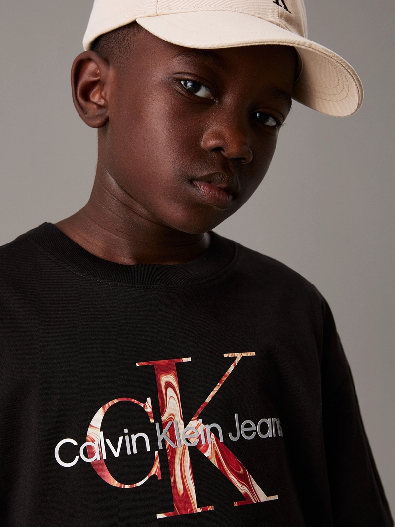 POLERA NIÑO OCEAN SWIRL MONO - 4