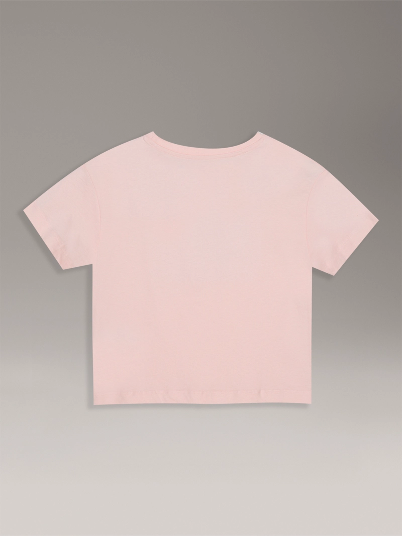 POLERA NIÑA BOXY CON MONOGRAMA - 2
