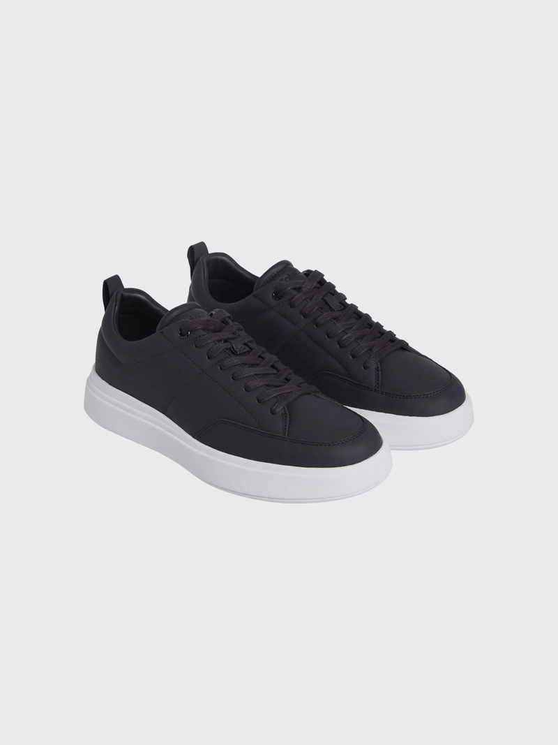 ZAPATILLAS DE CUERO LOW TOP LACE UP - 1