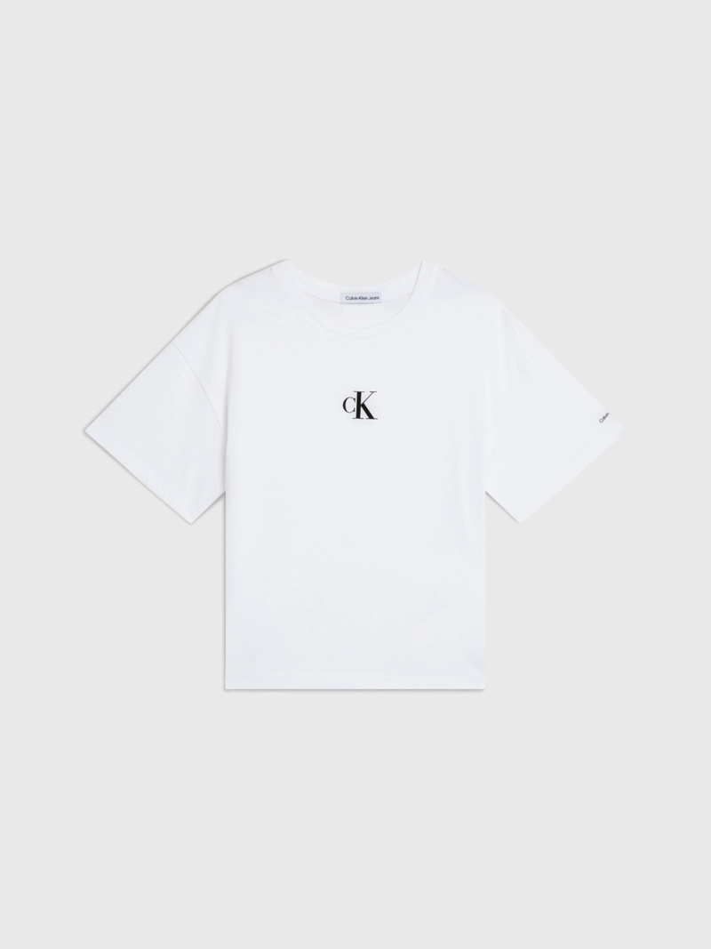 POLERA NIÑA CK LOGO BOXY - 5