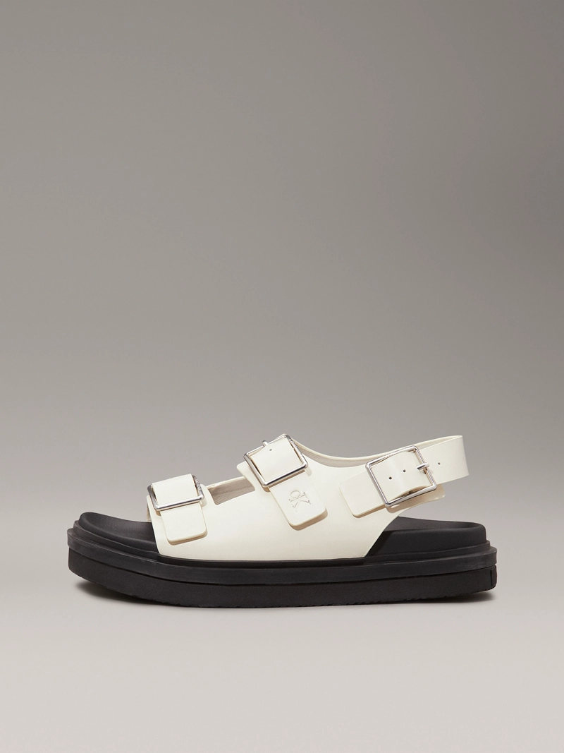 SANDALIAS DE CUERO CON HEBILLA - 6