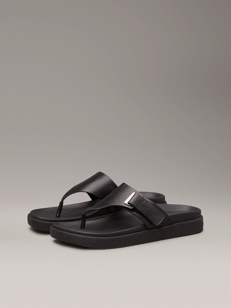 SANDALIAS DE CUERO EYELET - 1