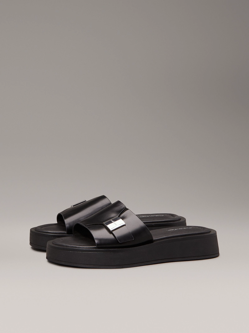 SANDALIAS DE CUERO FLATFORM - 1