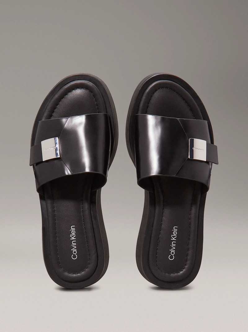 SANDALIAS DE CUERO FLATFORM - 3