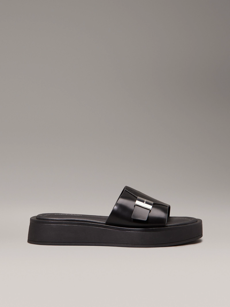SANDALIAS DE CUERO FLATFORM - 5