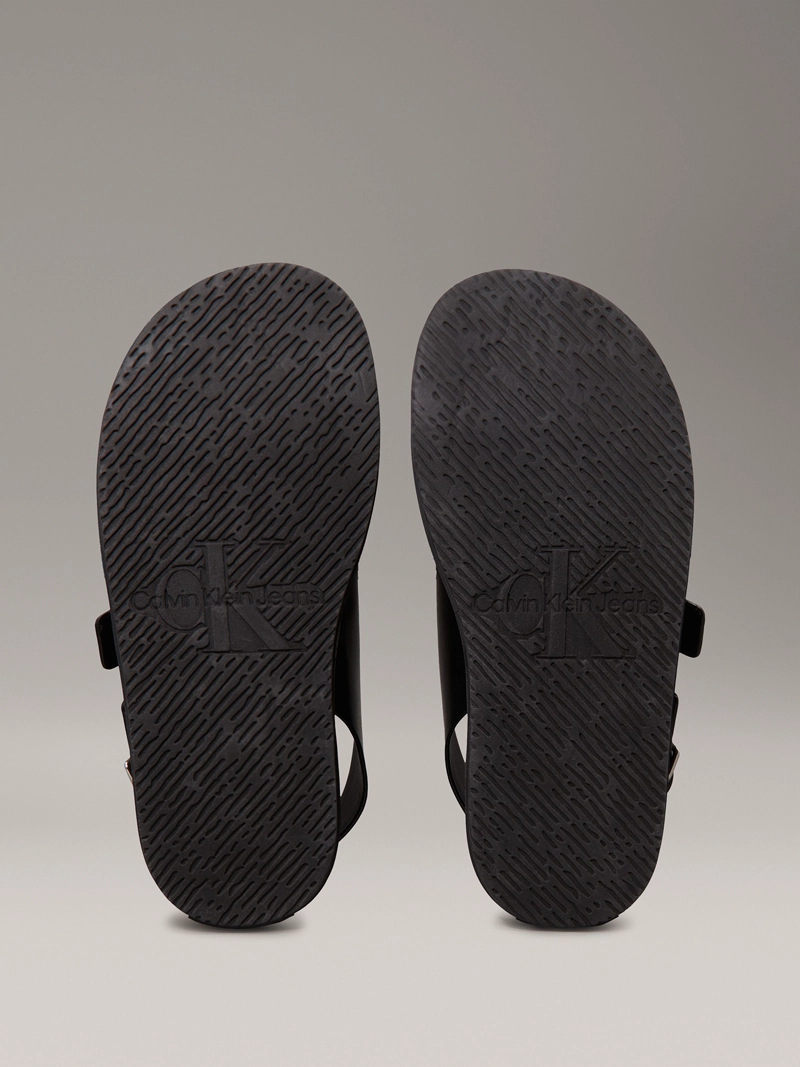 SANDALIAS DE CUERO CON HEBILLA - 4