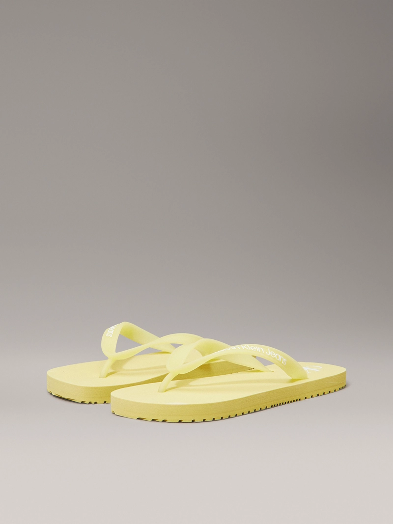 SANDALIAS TRANSPARENTE CON LOGO - 1