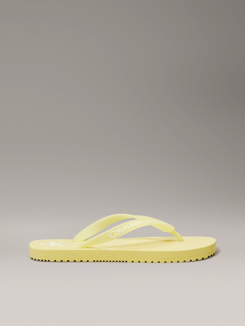 SANDALIAS TRANSPARENTE CON LOGO - 5