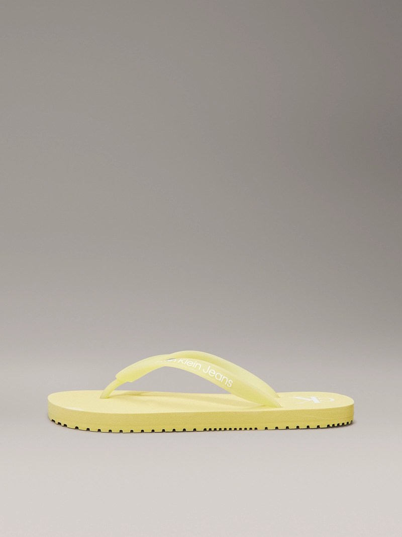 SANDALIAS TRANSPARENTE CON LOGO - 6