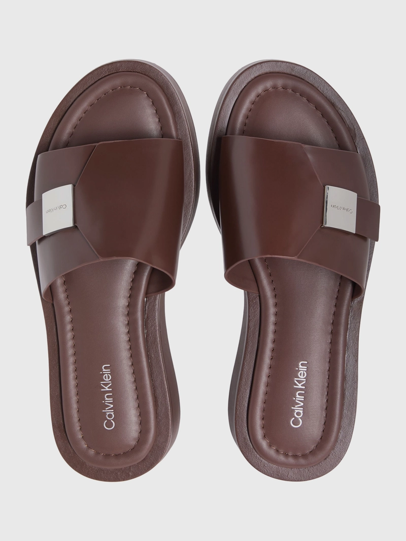SANDALIAS DE CUERO FLATFORM - 3