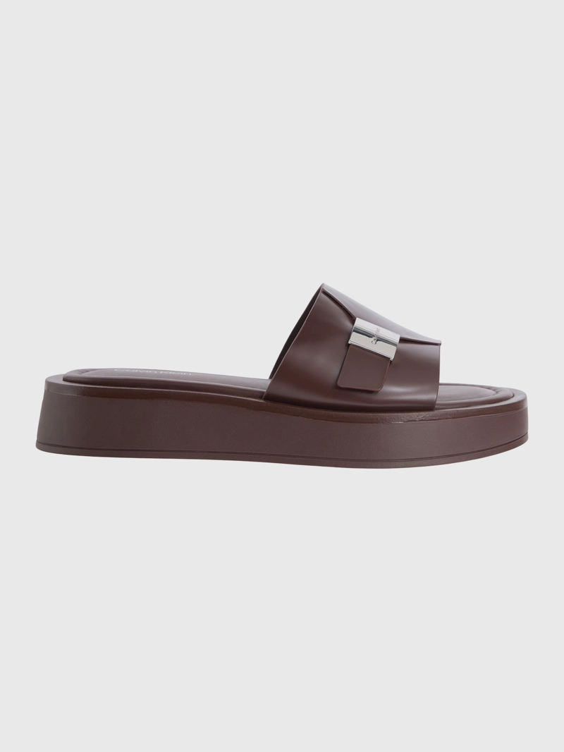 SANDALIAS DE CUERO FLATFORM - 5