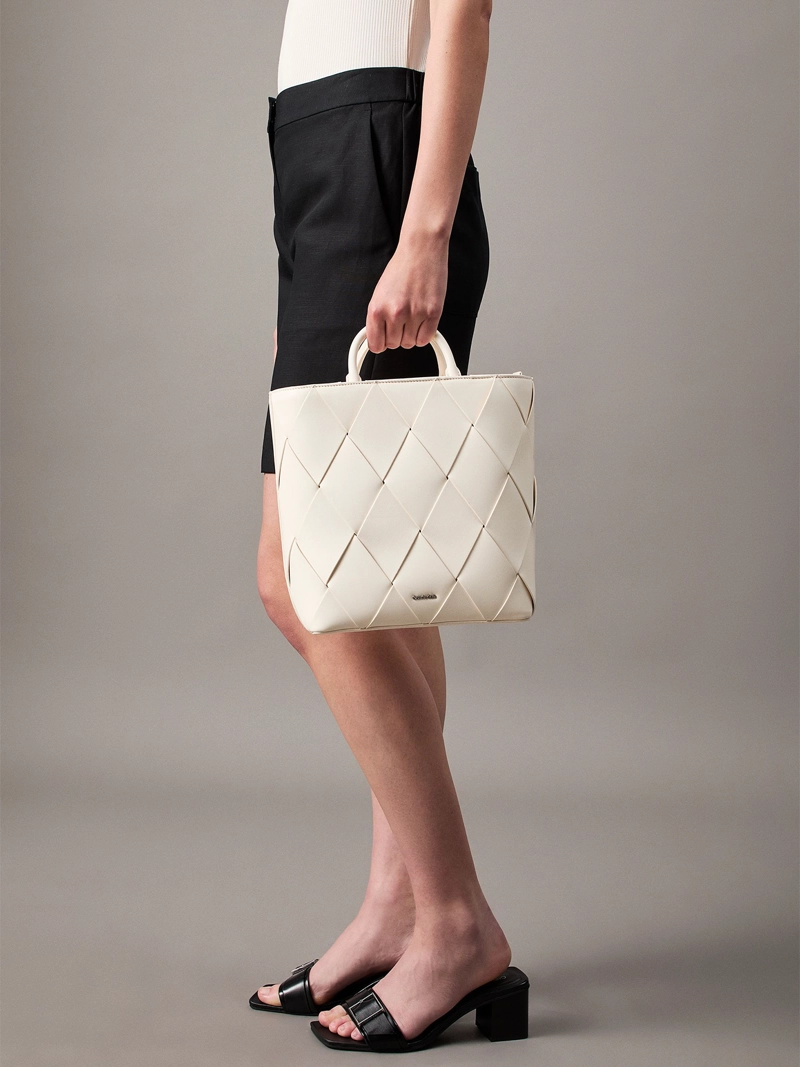CARTERA TOTE CK WOVEN - 4