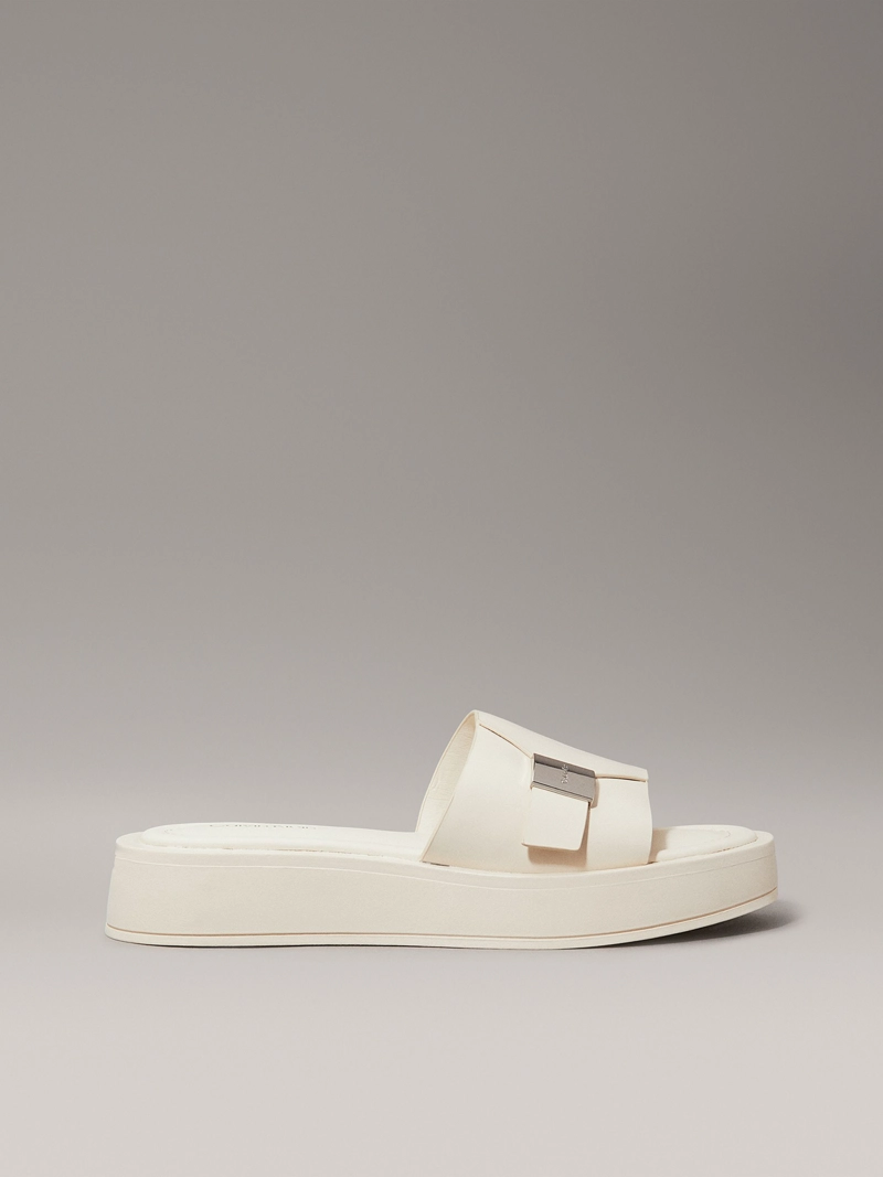 SANDALIAS DE CUERO FLATFORM - 5