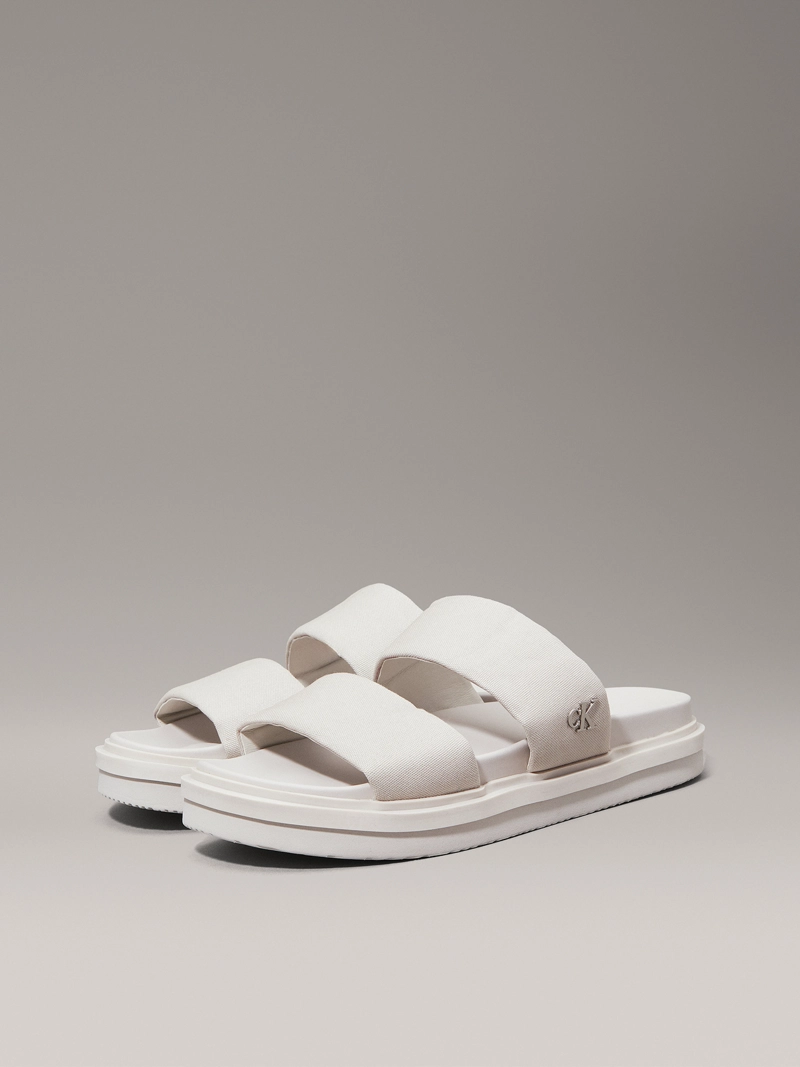 SANDALIAS DE LONA FLAT MOLDED - 1