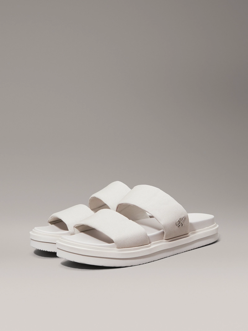 SANDALIAS DE LONA FLAT MOLDED - 1