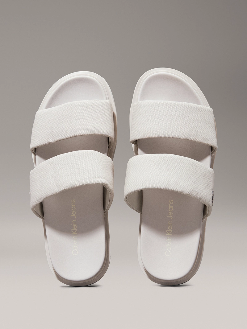 SANDALIAS DE LONA FLAT MOLDED - 3