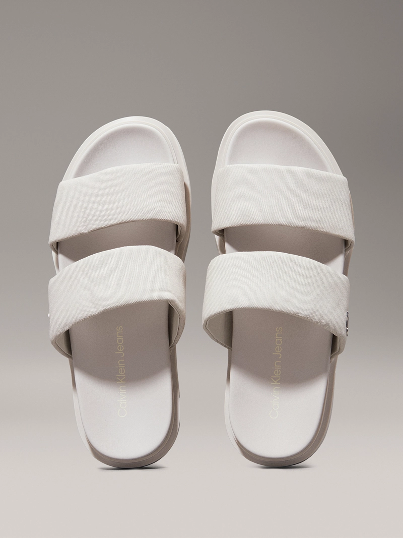 SANDALIAS DE LONA FLAT MOLDED - 3