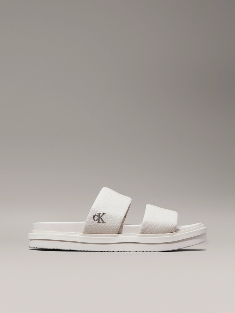 SANDALIAS DE LONA FLAT MOLDED - 5