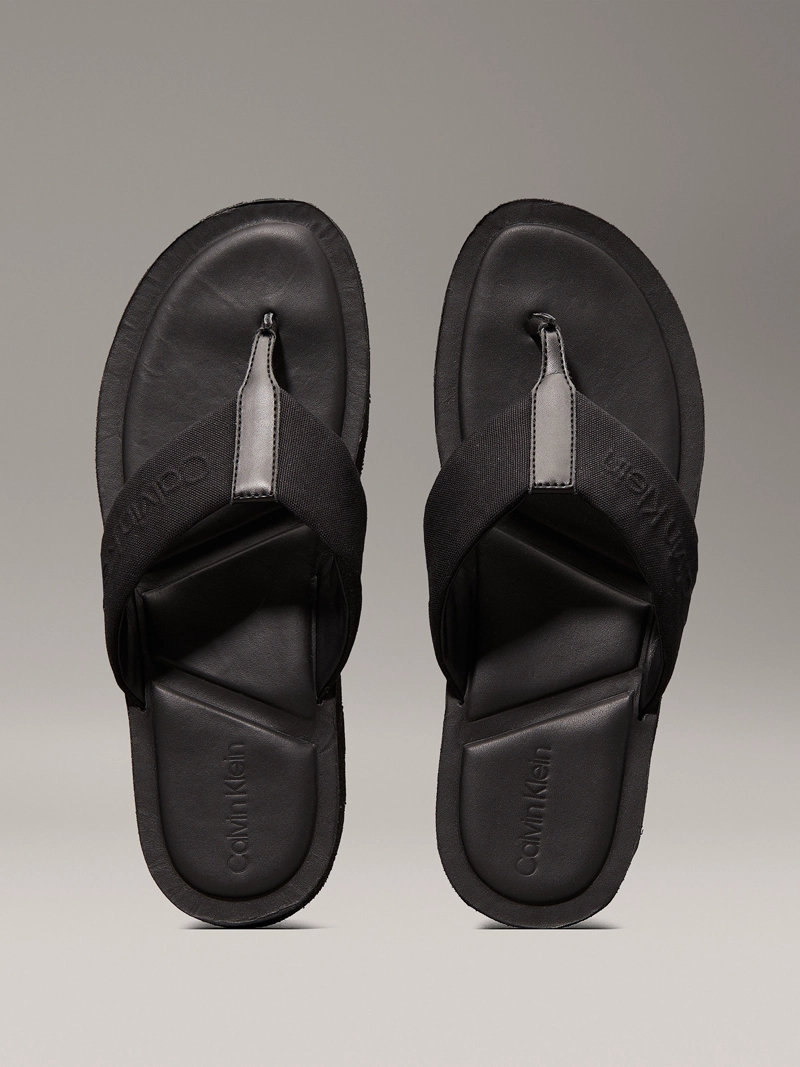 SANDALIAS DE LONA CON LOGO - 3