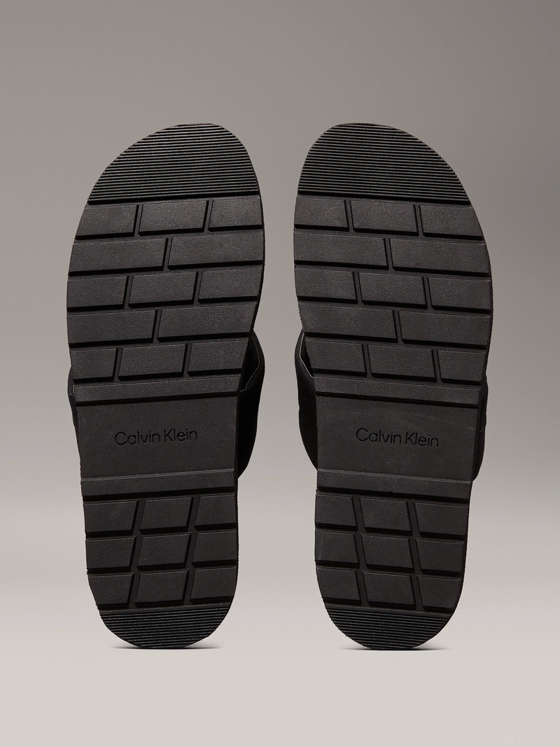 SANDALIAS DE LONA CON LOGO - 4