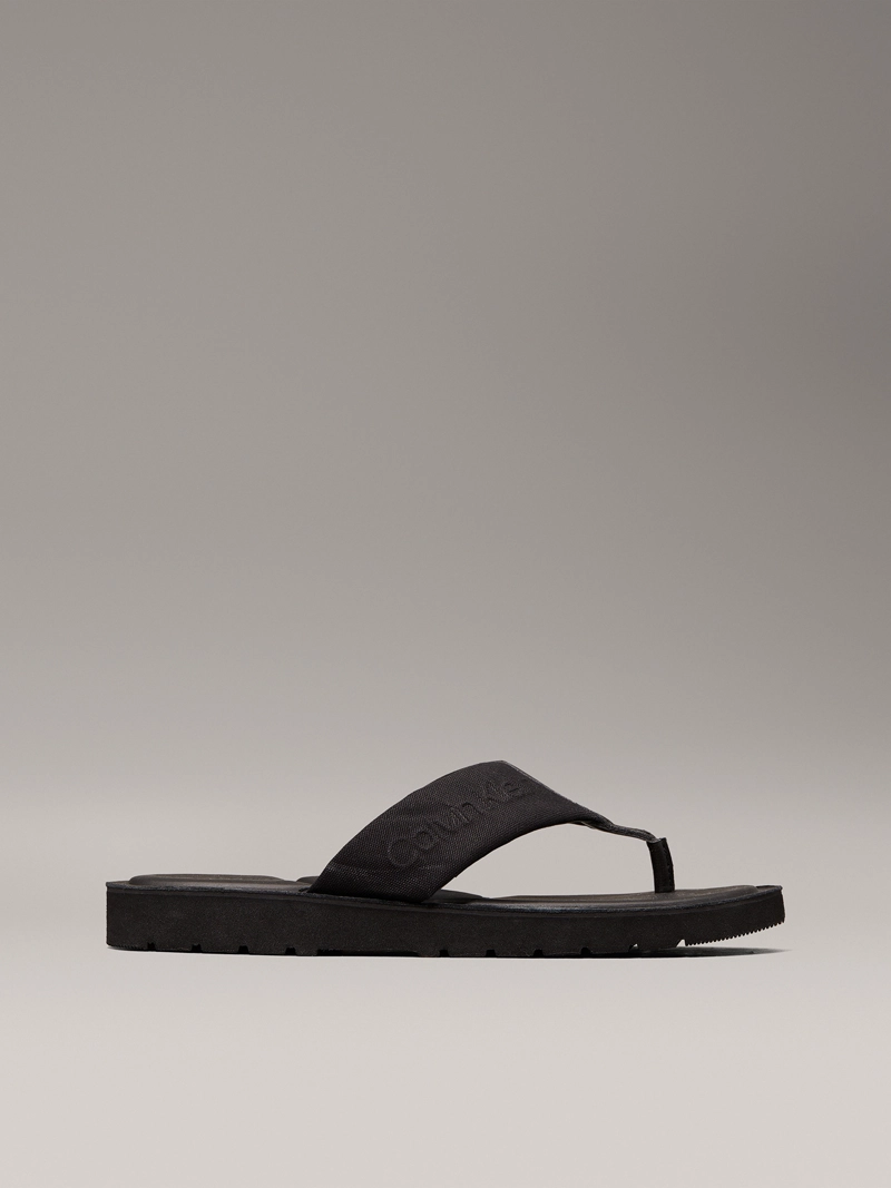 SANDALIAS DE LONA CON LOGO - 5