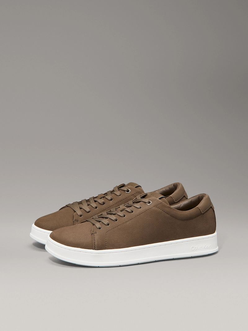 ZAPATILLAS DE CUERO LOW TOP LACE UP - 1