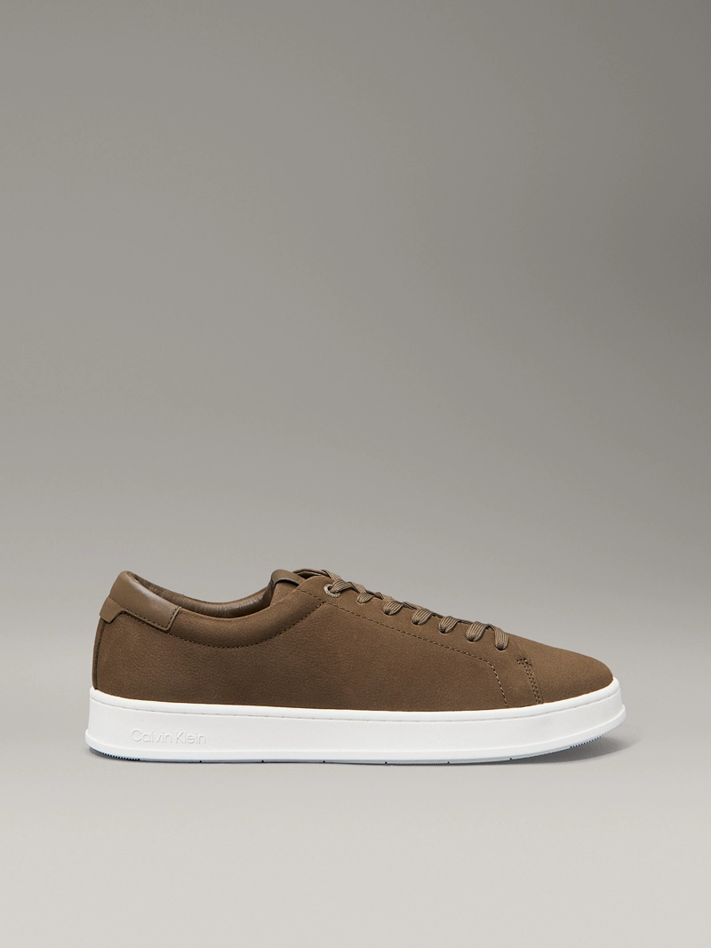 ZAPATILLAS DE CUERO LOW TOP LACE UP - 5