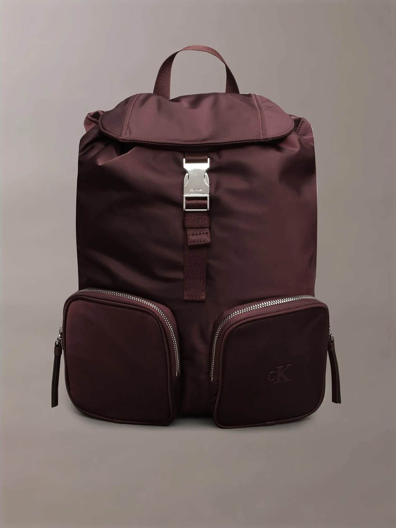 MOCHILA CON SOLAPA DE SATE N Y NAILON - 1