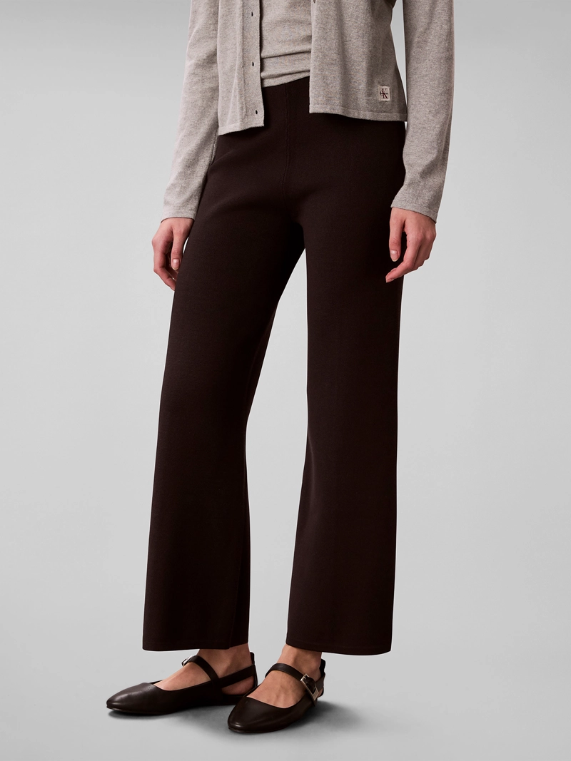 PANTALON EN TEJIDO MILANO - 1