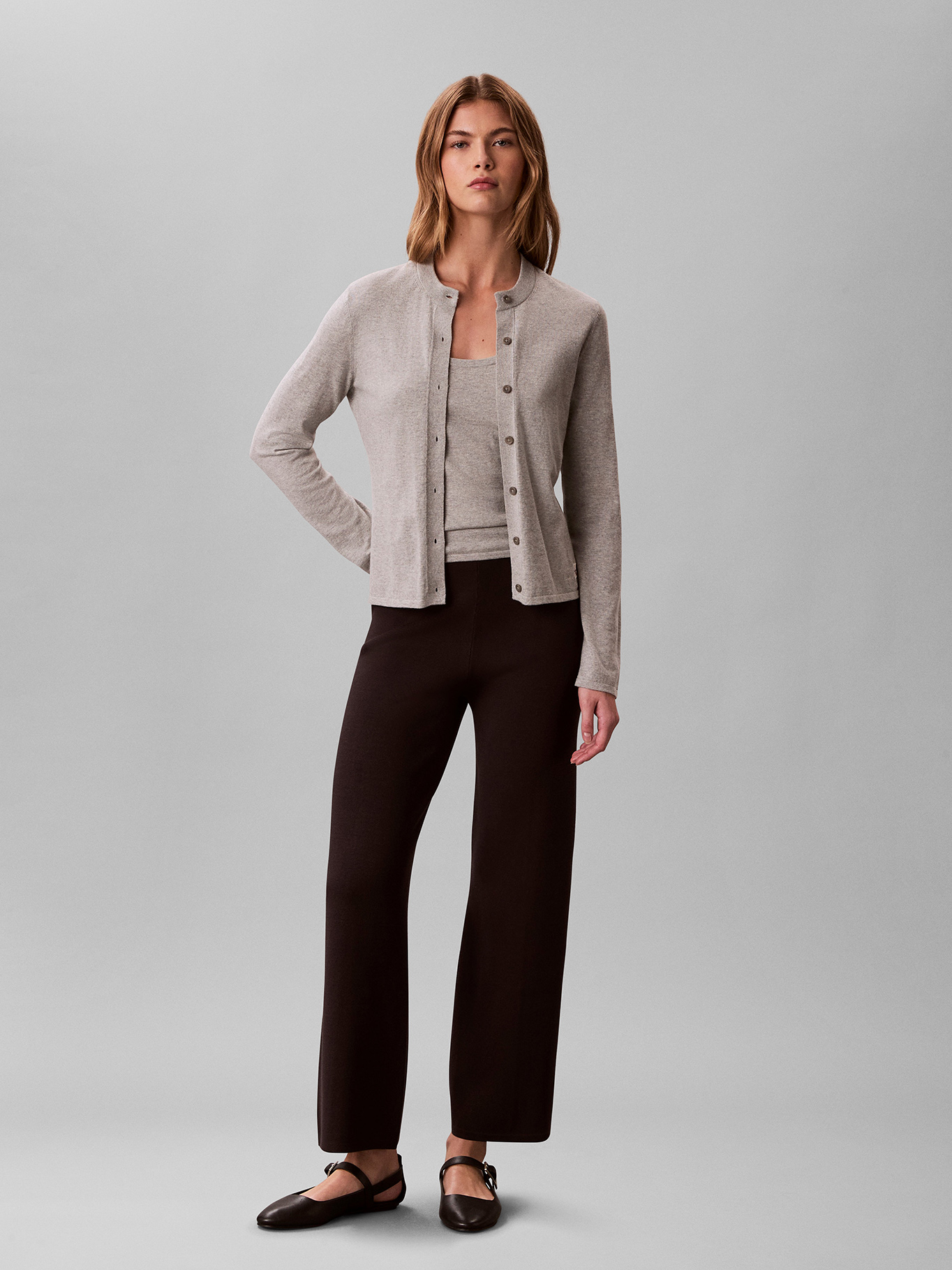 PANTALON EN TEJIDO MILANO - 2