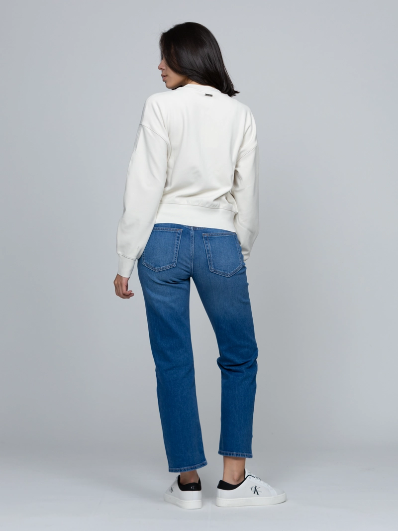 BLUSA DE CREPE  ELASTICO CON CREMALLERA - 3