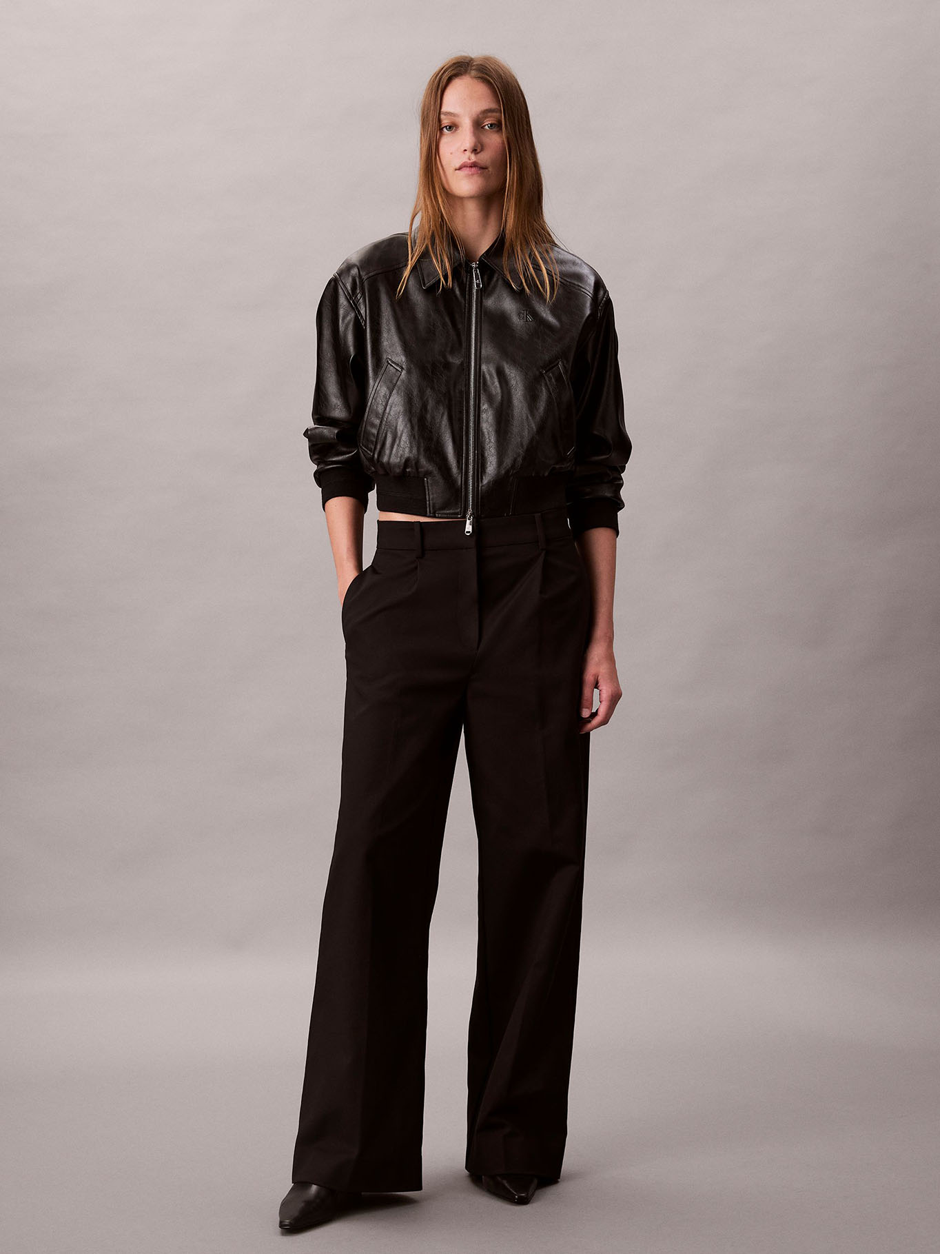 PANTALONES CHINO DE PIERNA ANCHA - 1