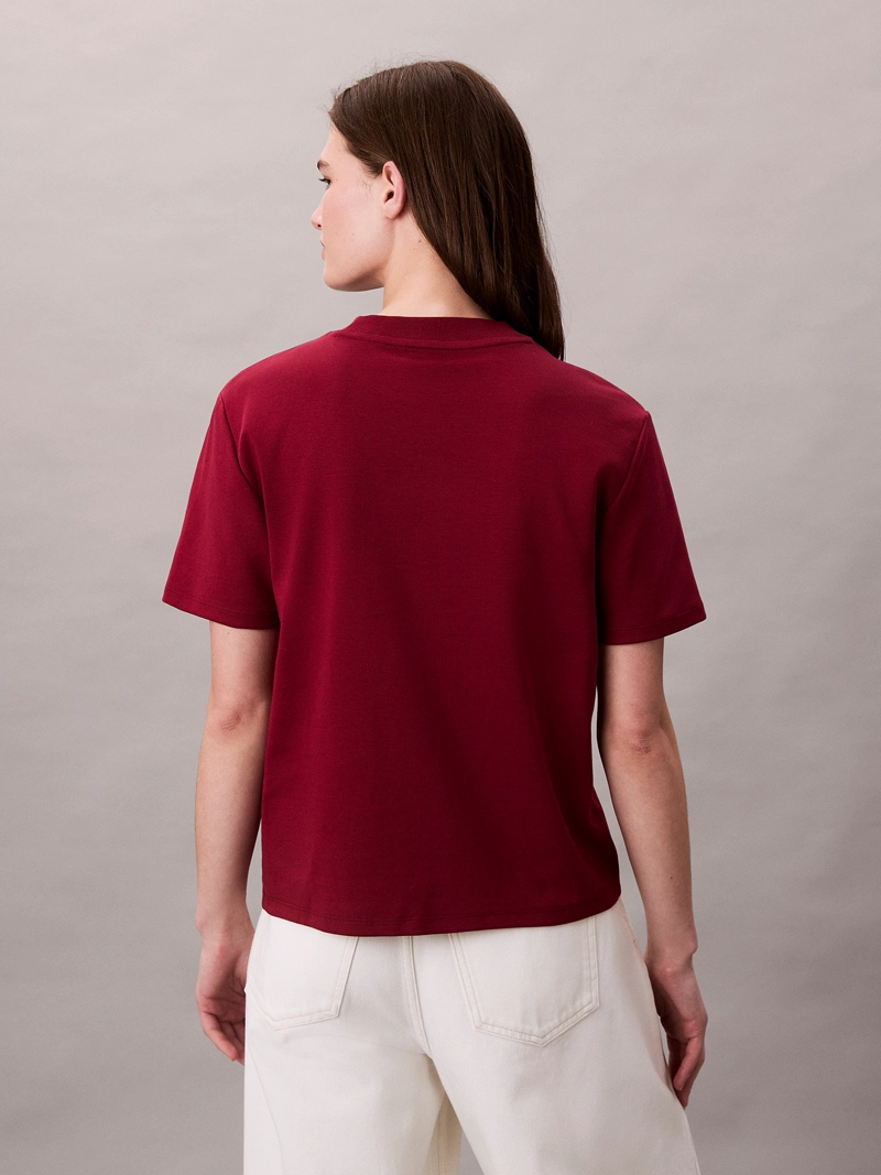POLERA INTERLOCK CON EMBLEMA CK - 3