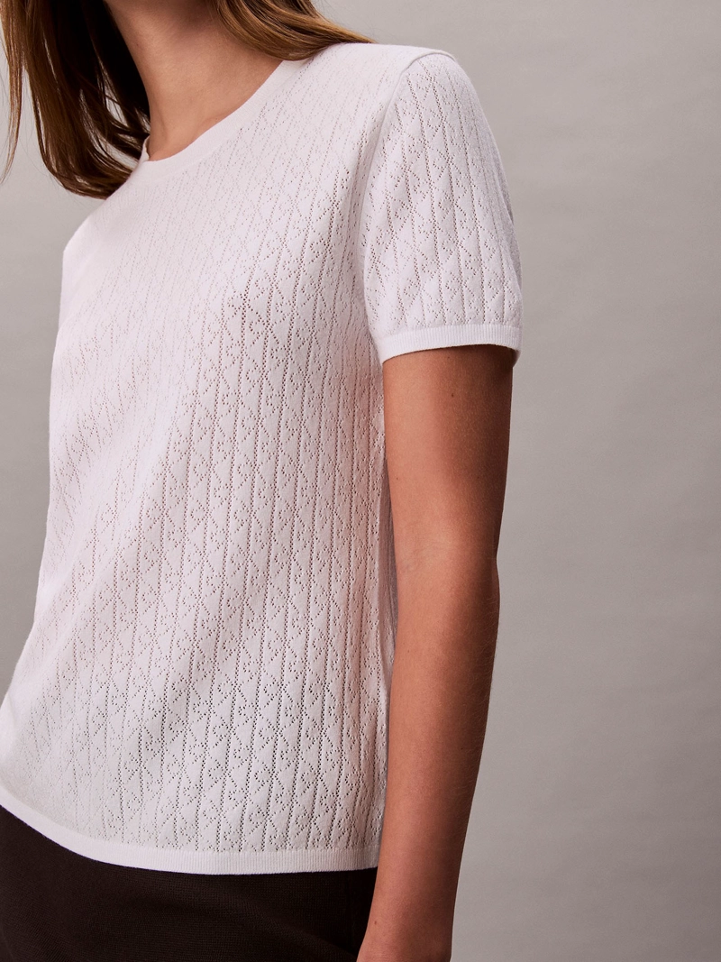 BLUSA EN TEJIDO CALADO - 4