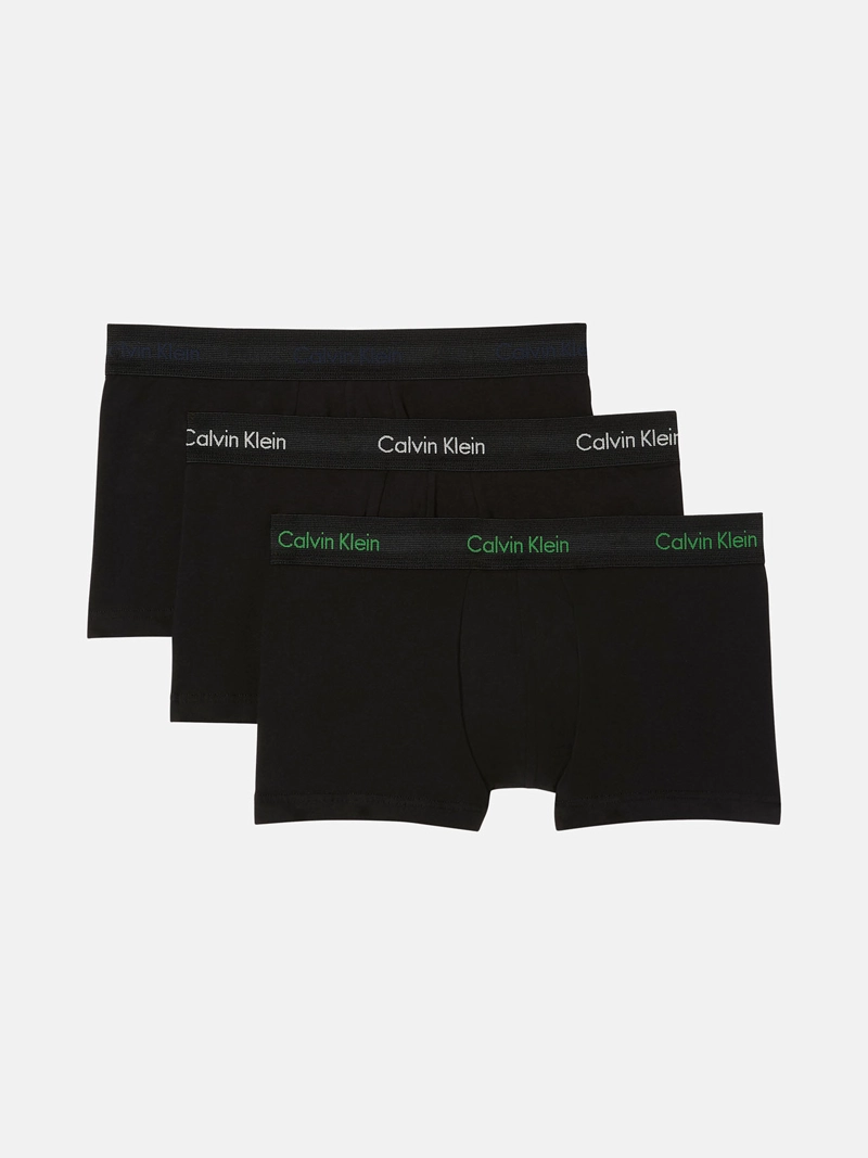 PACK DE 3 BOXERS LOW RISE TRUNK COTTON STRECH - 1