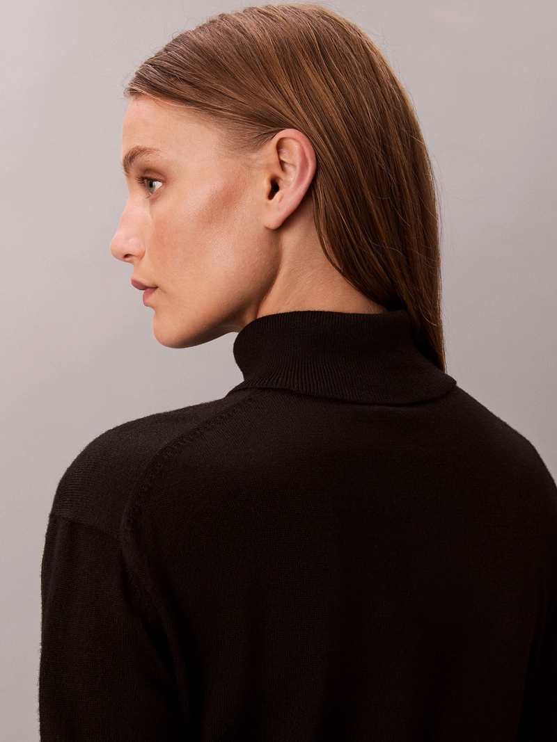 SWEATER DE CUELLO ALTO DE LANA MERINO - 5