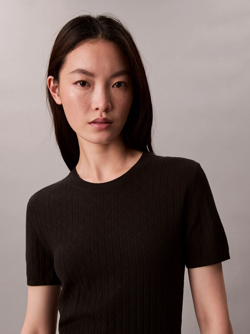 BLUSA EN TEJIDO CALADO - 5