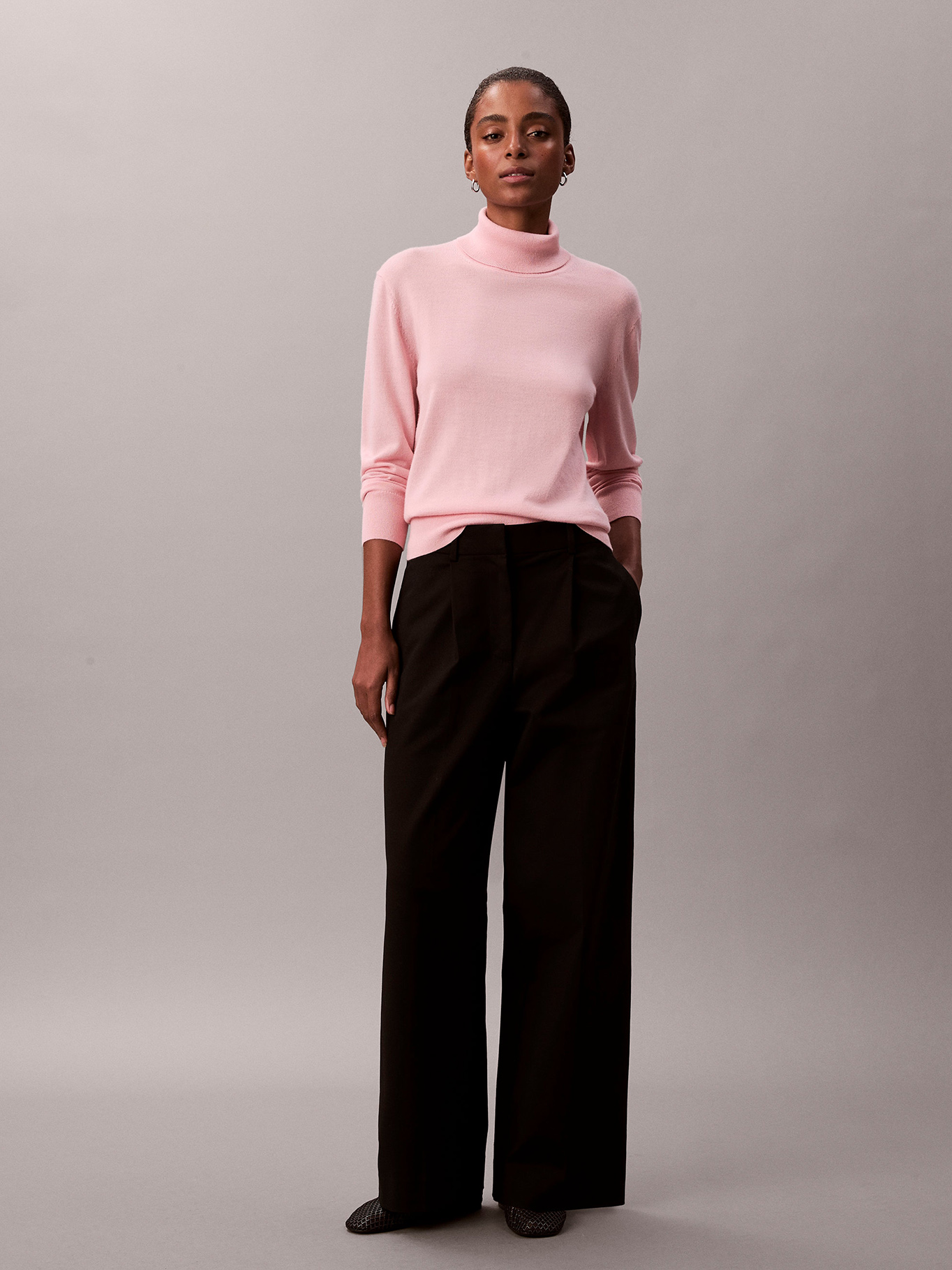 SWEATER DE CUELLO ALTO DE LANA MERINO - 2