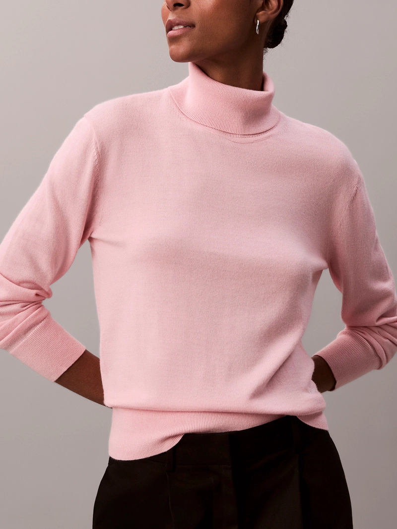 SWEATER DE CUELLO ALTO DE LANA MERINO - 4