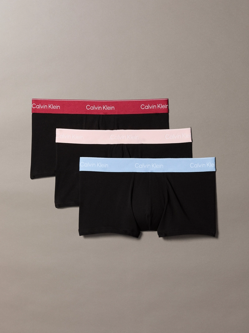 PACK DE 3 BOXERS LOW RISE TRUNK ICON COTTON STRETCH - 1