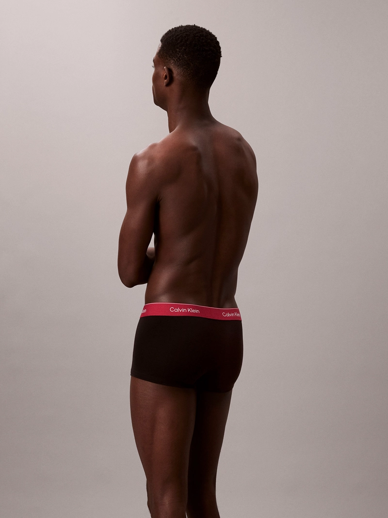 PACK DE 3 BOXERS LOW RISE TRUNK ICON COTTON STRETCH - 4